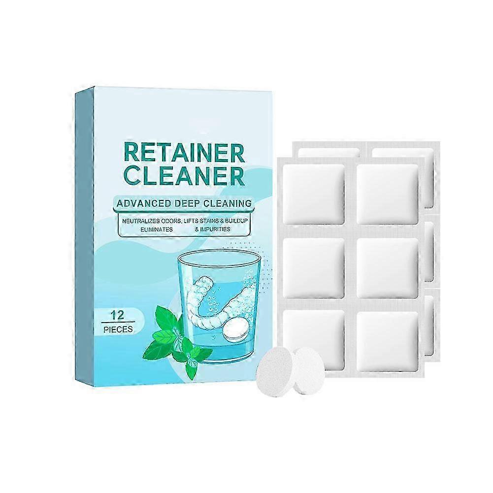 Denture Cleaning Effervescent Tablets - Fast Denture, Braces Cleaner