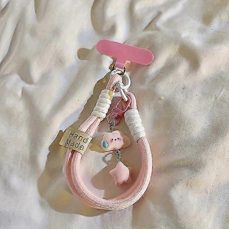 Colourful Mobile Phone Strap Short Wrist Strap Clouds Star Charm Keychain Camera Chain Lanyard Universal Phone Case Lanyard