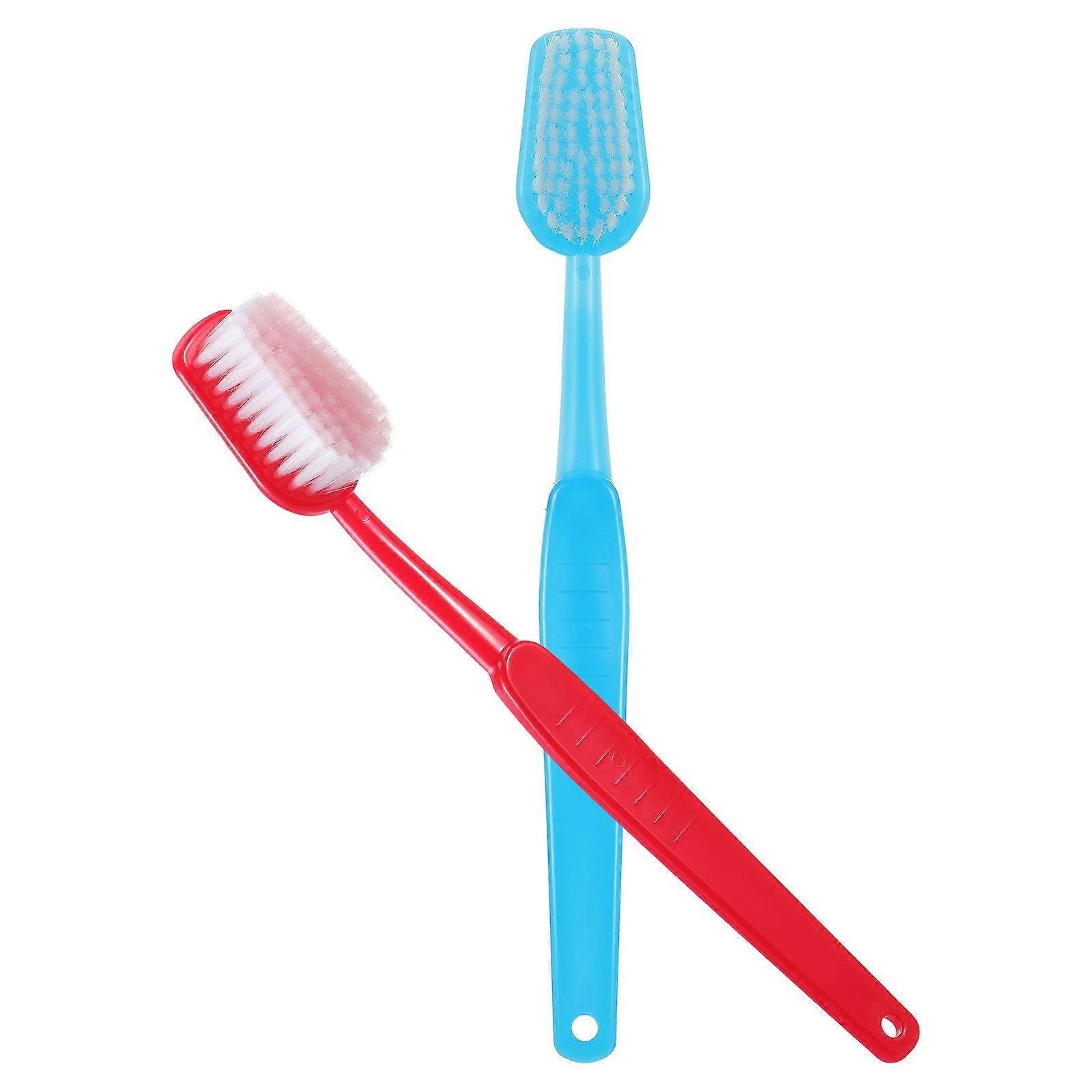 Giant Toothbrush for Decoration Featuring 2Pcs Oversized Plastic Props