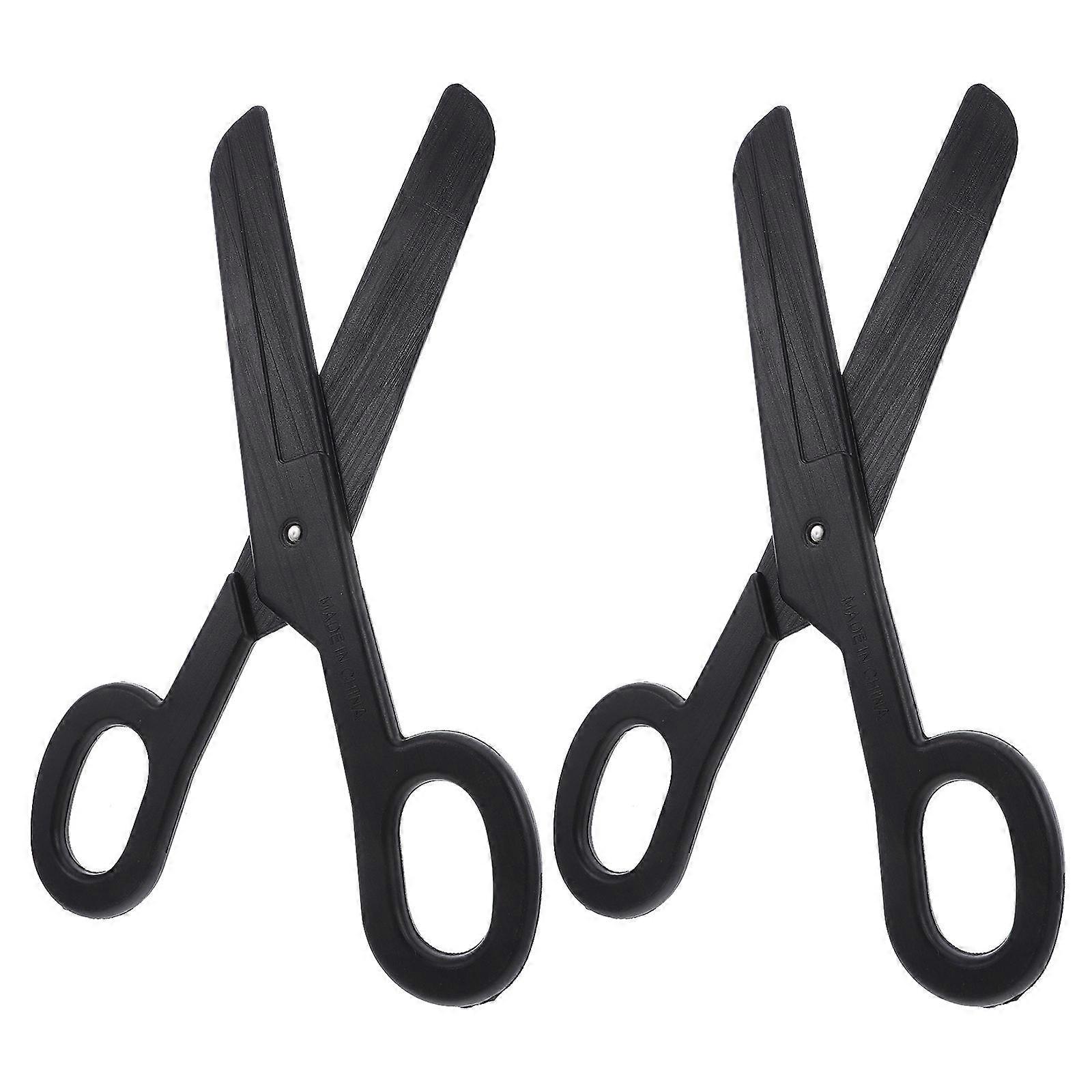 Stage Decor Scissors for Decor 2Pcs Plastic Clown Cosplay Costume Props