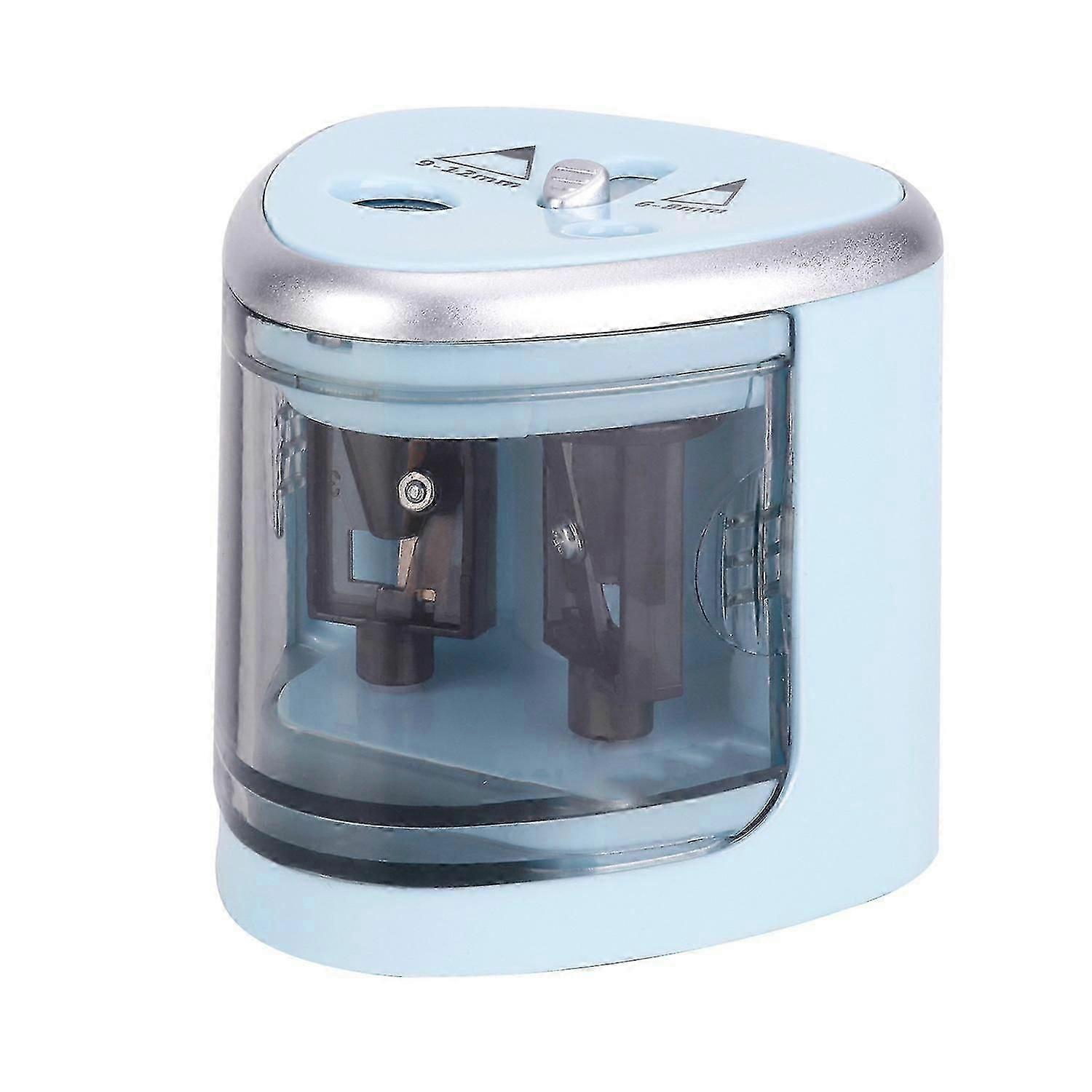 Multi-functional Automatic Electric Pencil Sharpener Battery Operated With 2 Holes(6-8mm  9-12mm) F