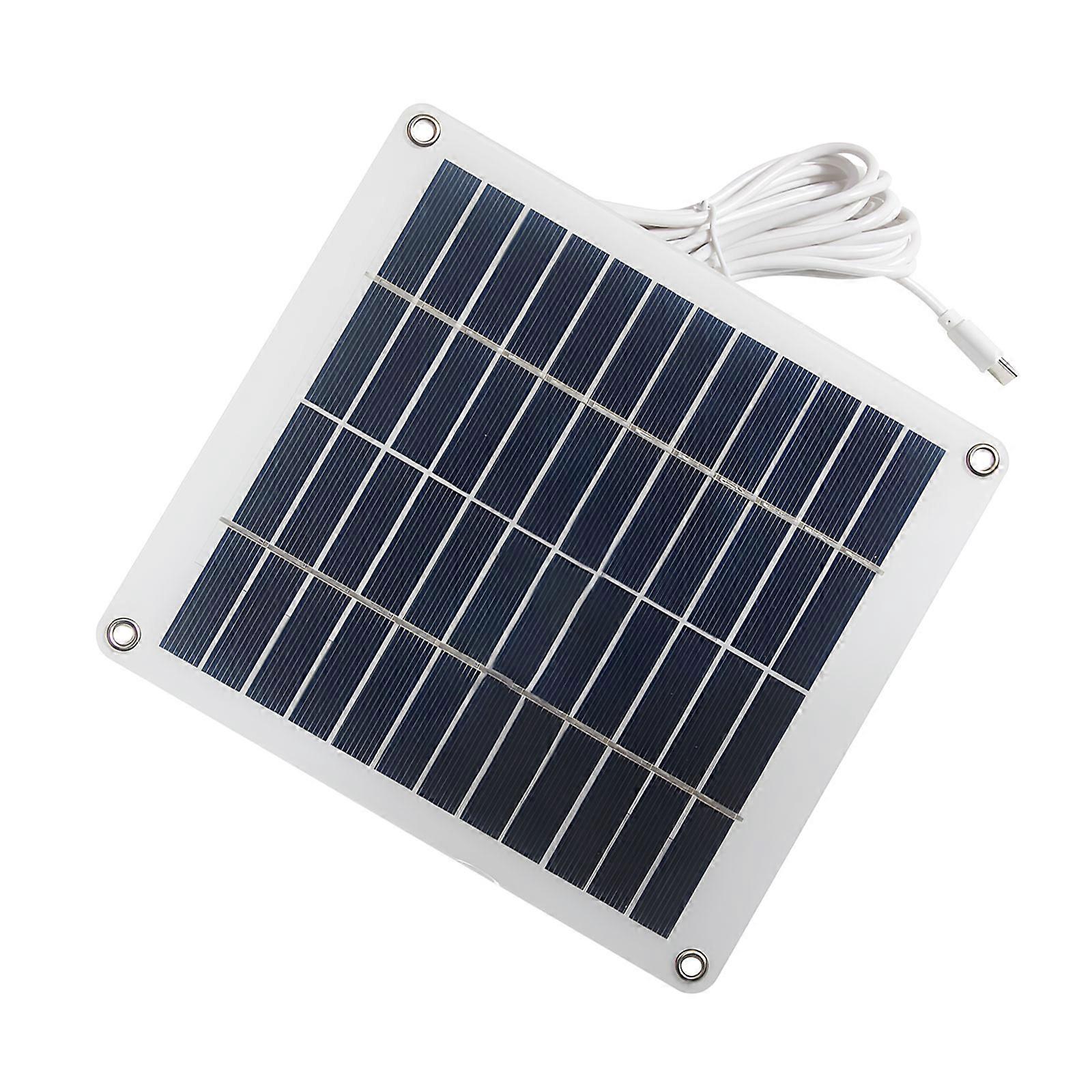 Flexible Multiple Device Consistent 5W12V Solar Device Panel for Phones Tablets and Small Electronics Charging Multicolor