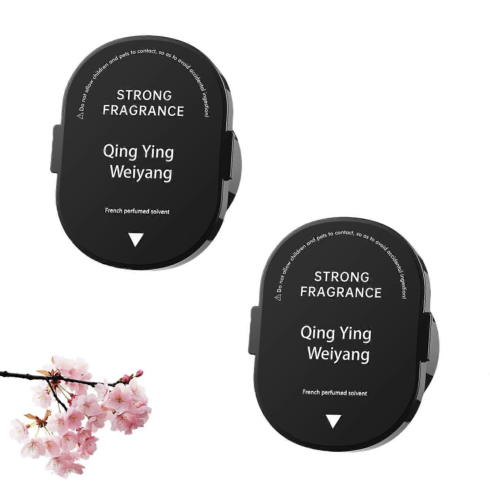 2Pack Solid Essential Oil Car Air Freshener Refill, LongLasting Natural PlantBased Diffuser