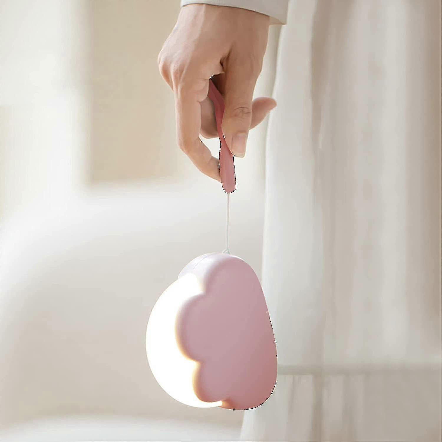 Kids Night Light for Nursery, Portable Cloud Lamp with Timer Function