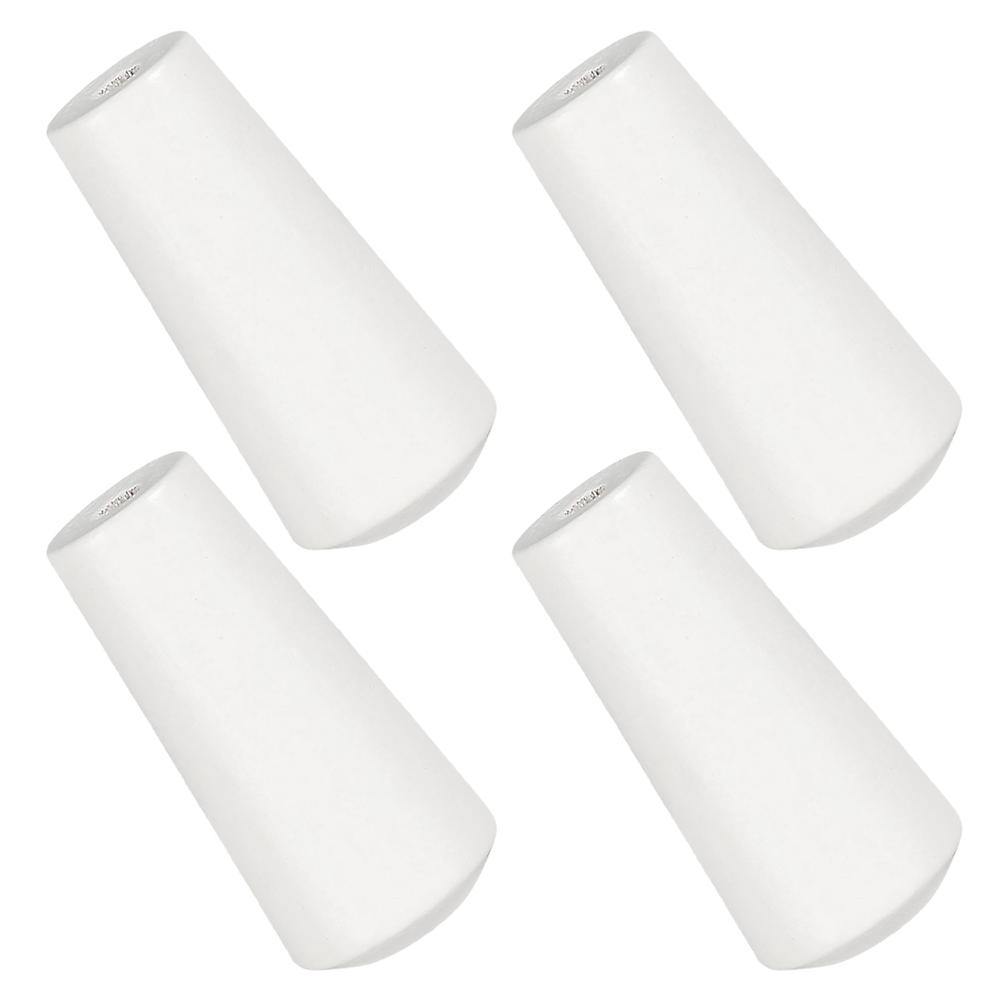 Wooden Pull Cord Knobs for Window Blinds with Blind Cord Weights 4Pcs White