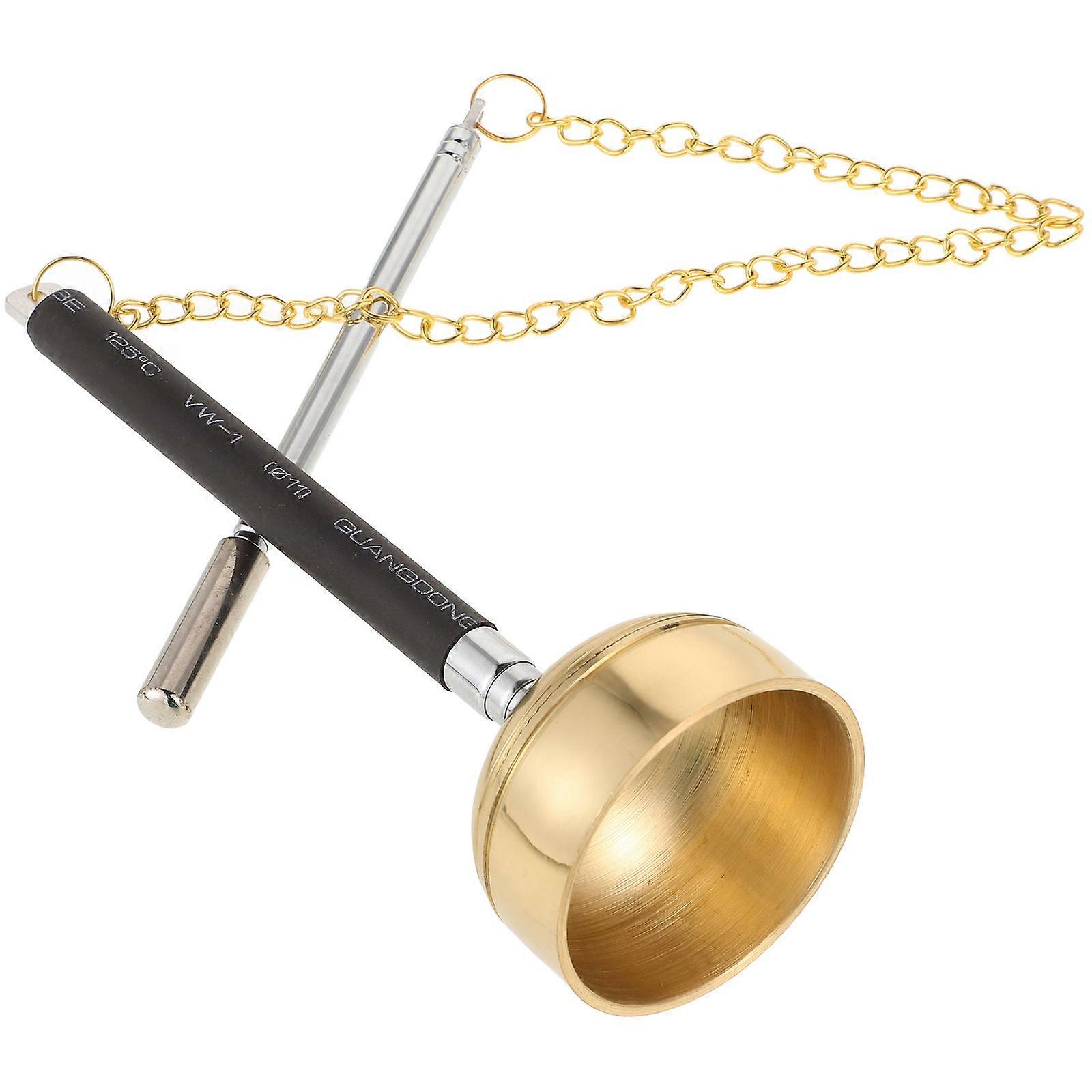 Black Copper Temple Instrument for Buddhist Ritual