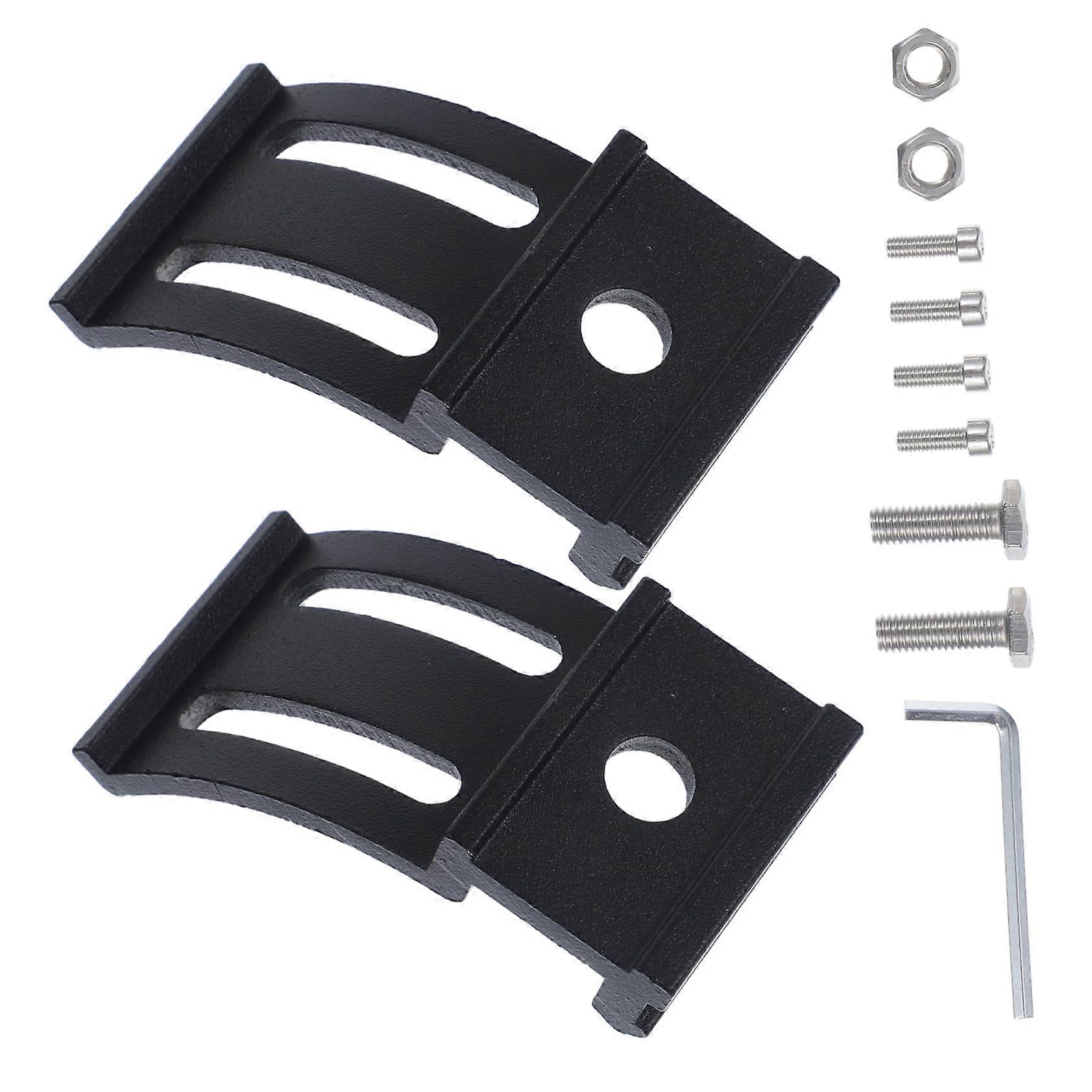 Adjustable LED Light Bar Mount Bracket with Dual Slot Sliding Base for Offroad Vehicles