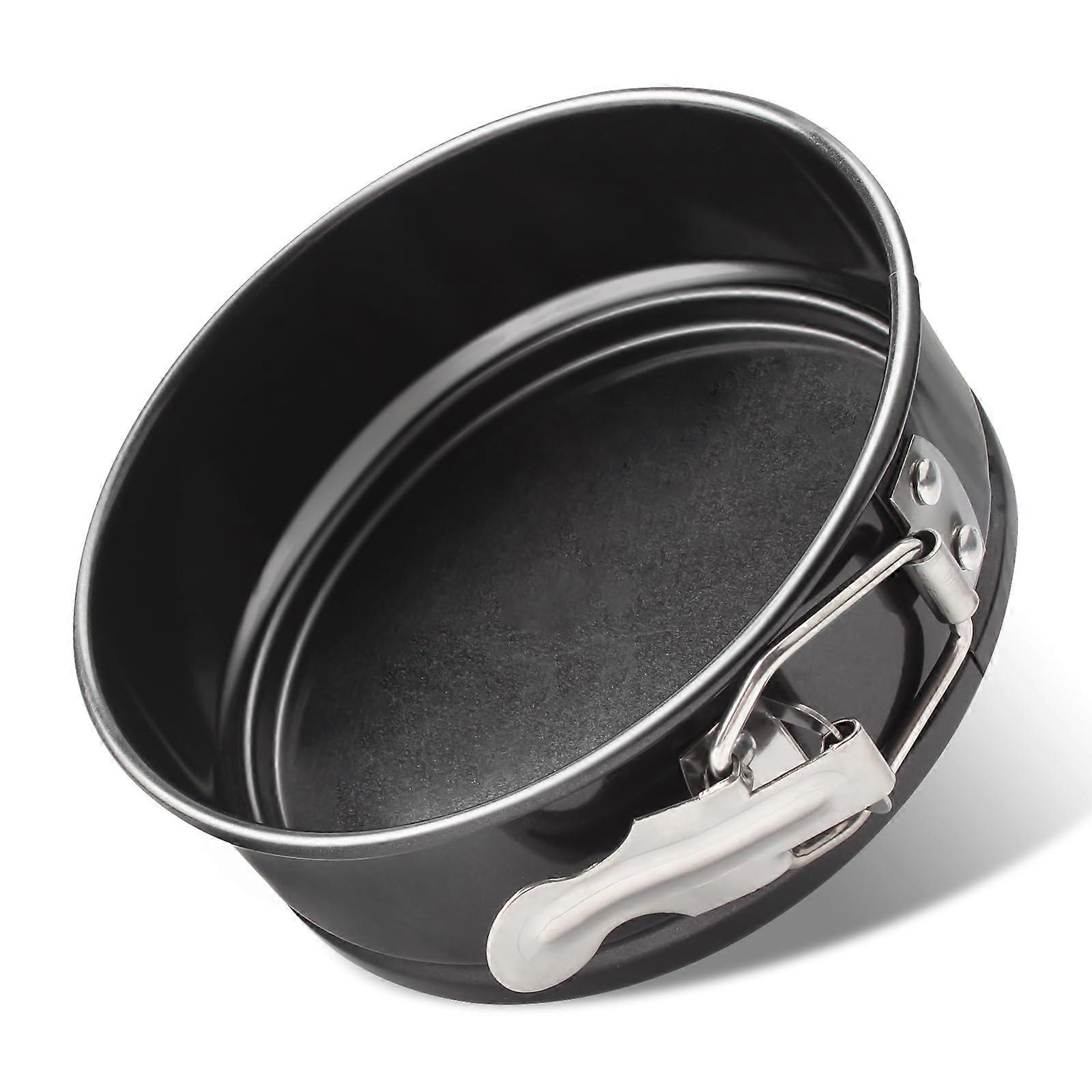 4 Inch Nonstick Leakproof Springform Pan for Mini Cheesecakes Pizzas Quiches Even Heat Baking