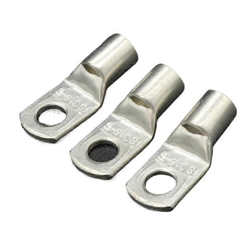Copper Cable Lugs SC68 Bare Copper Battery Terminal Connectors for Secure Wire Crimping 20pcs