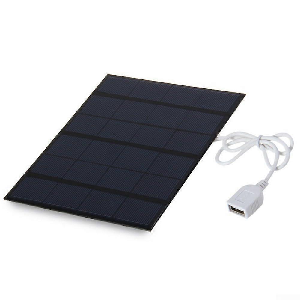 Compact 5W 6V Solar Charger For Phone And Small Devices Outdoor Use USB Compatible Portable Solar Panel
