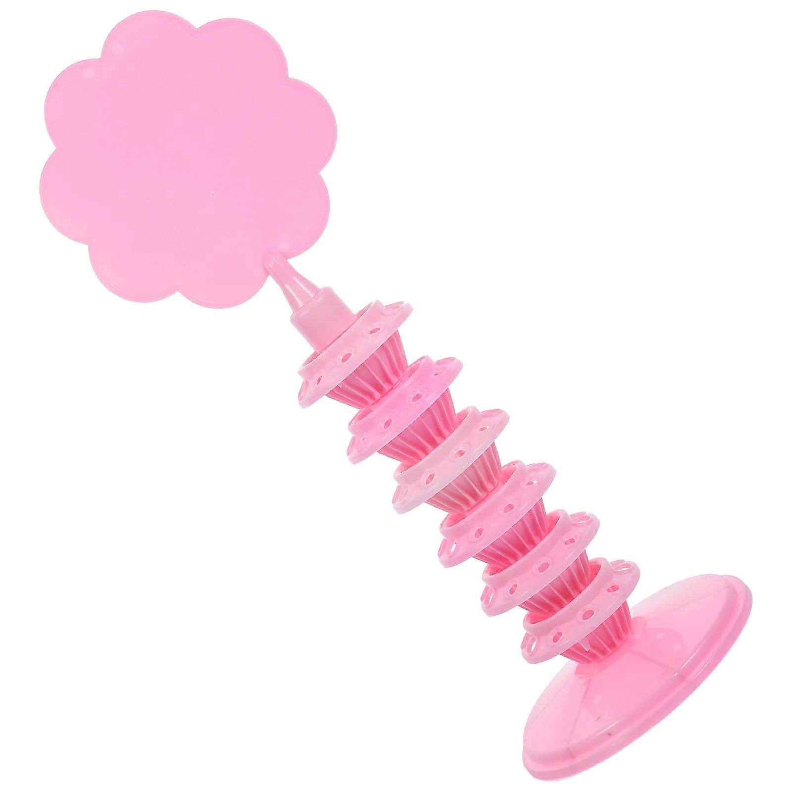 Adjustable Height Pink Lollipop Stand with Stable Display for Wedding Dessert Table and Parties