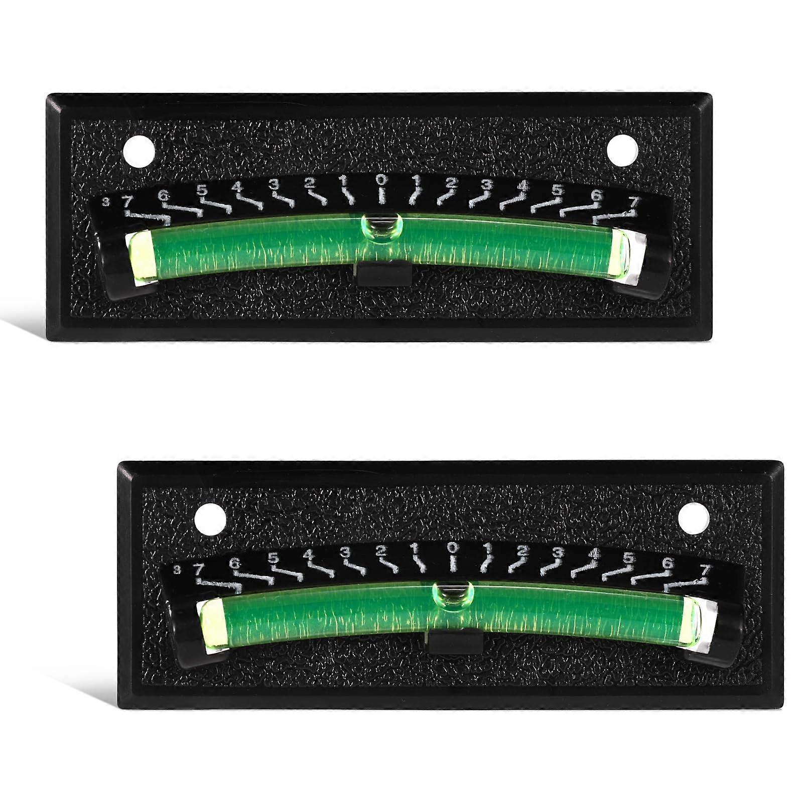 RV Bubble Level 2 Pack for Camper Trailer, Precise Leveling Accuracy, Weatherproof, Easy Install