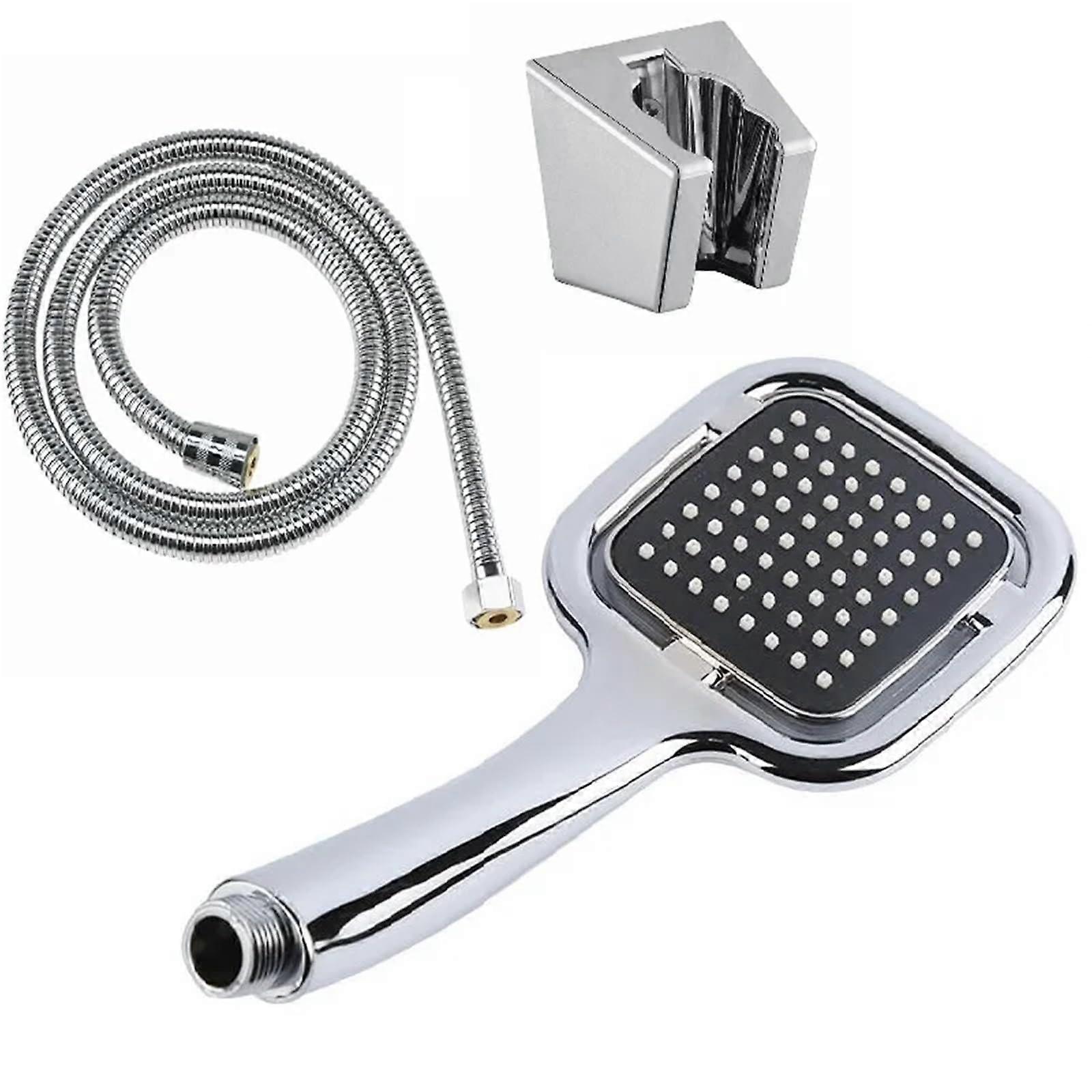 Pressure 4 Inch Rainfall Shower Head Set with Hose and Faucet Valve for Easy Installation