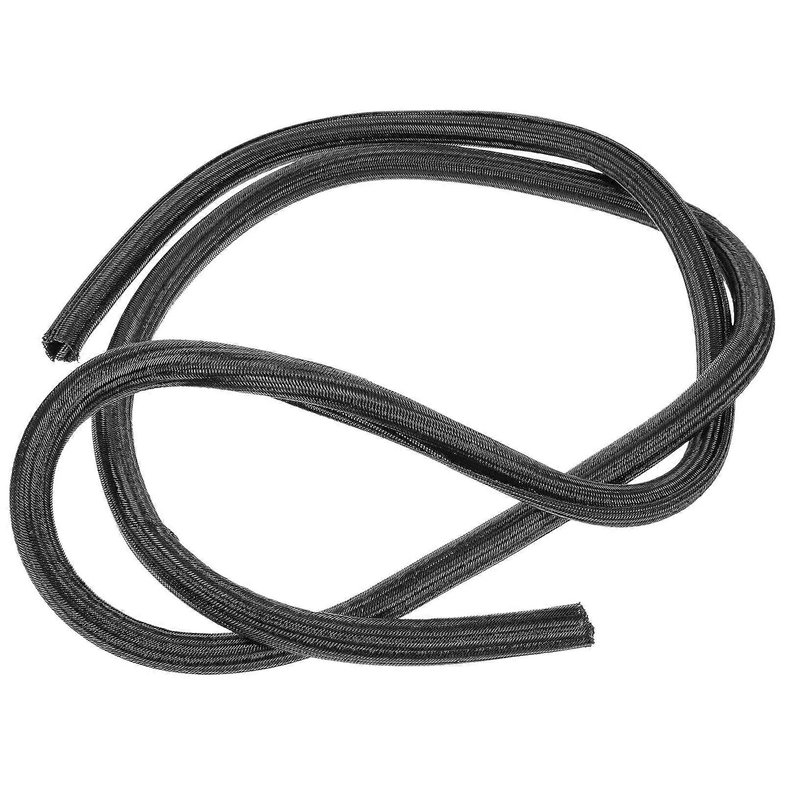 Cable Organizer Sleeve for Computer Cable Protection 3Pcs Black Pet Material