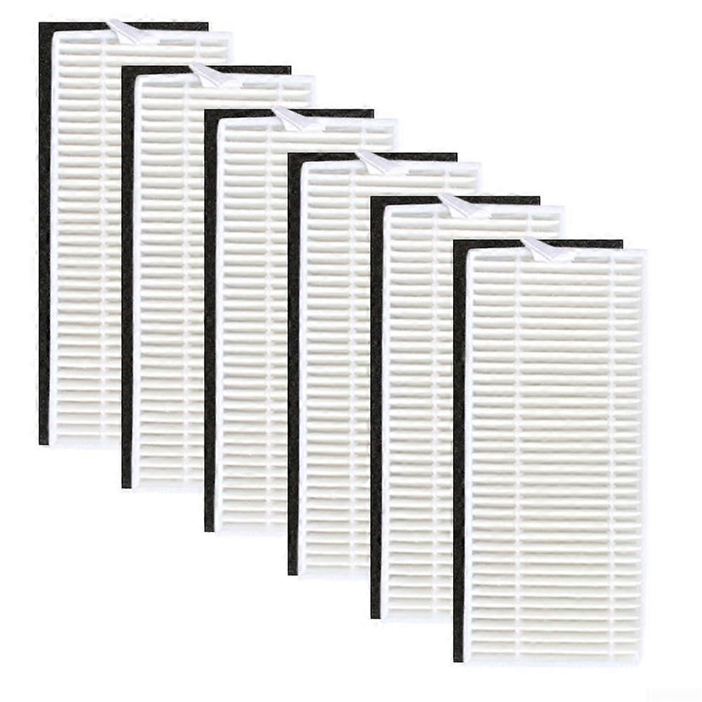 Robot Vacuum Filter Replacement for Loorow AT800, 6Pack Efficiency Dust Capture Accessories