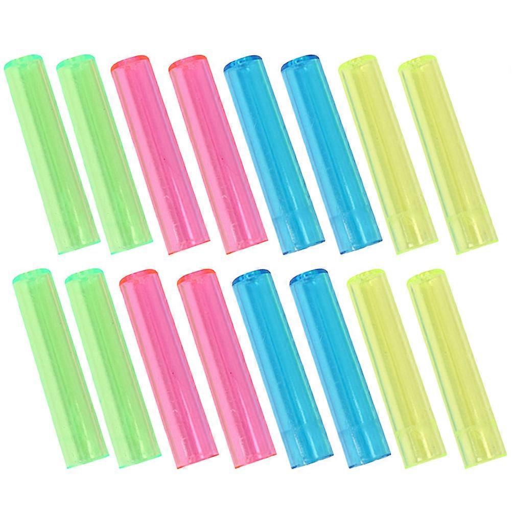 Plastic Pencil Protector Cover Pencil Cap for 230Pcs Transparent Set