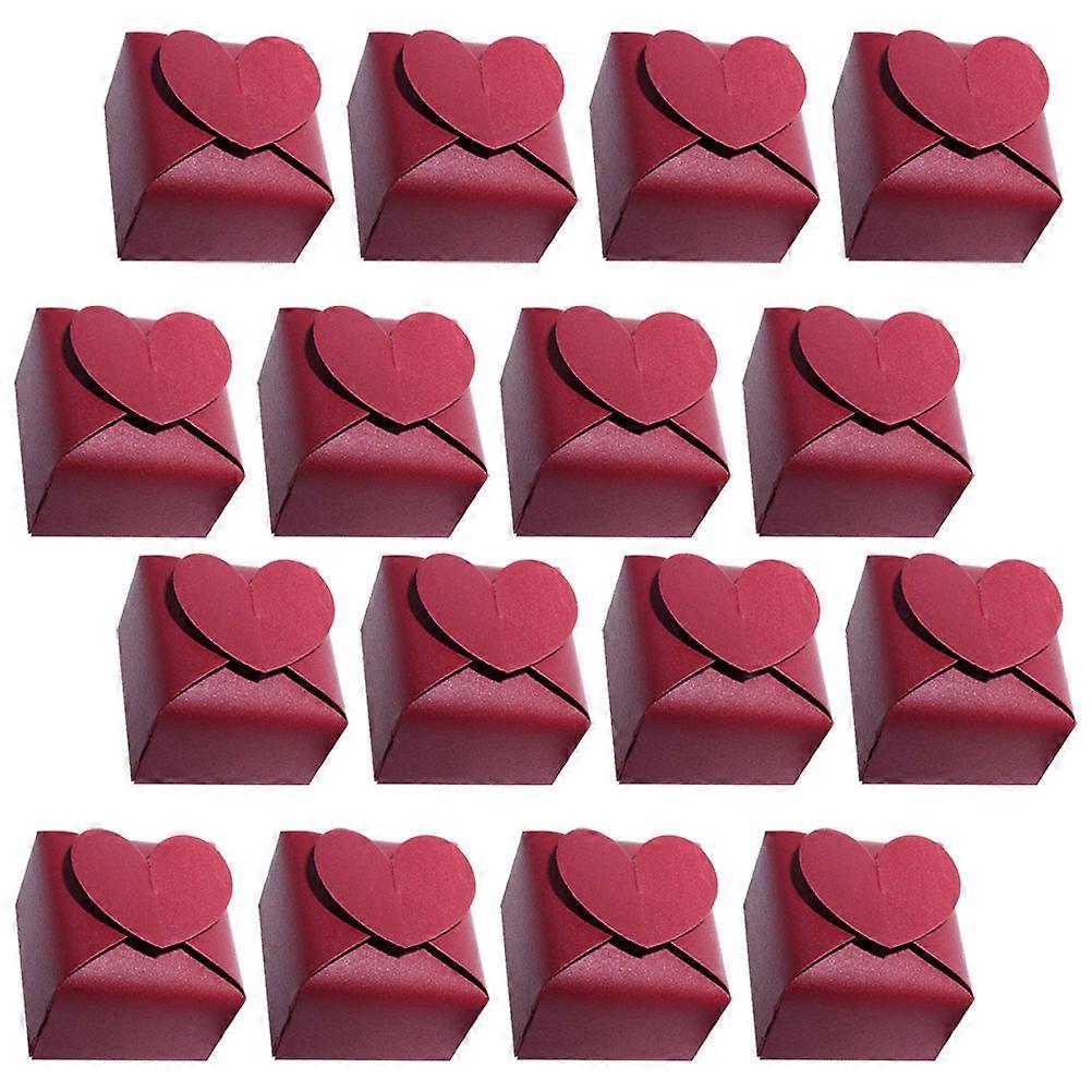 Wedding Candy Box Paper Candy Box for Wedding Party 50Pcs Heart Shape