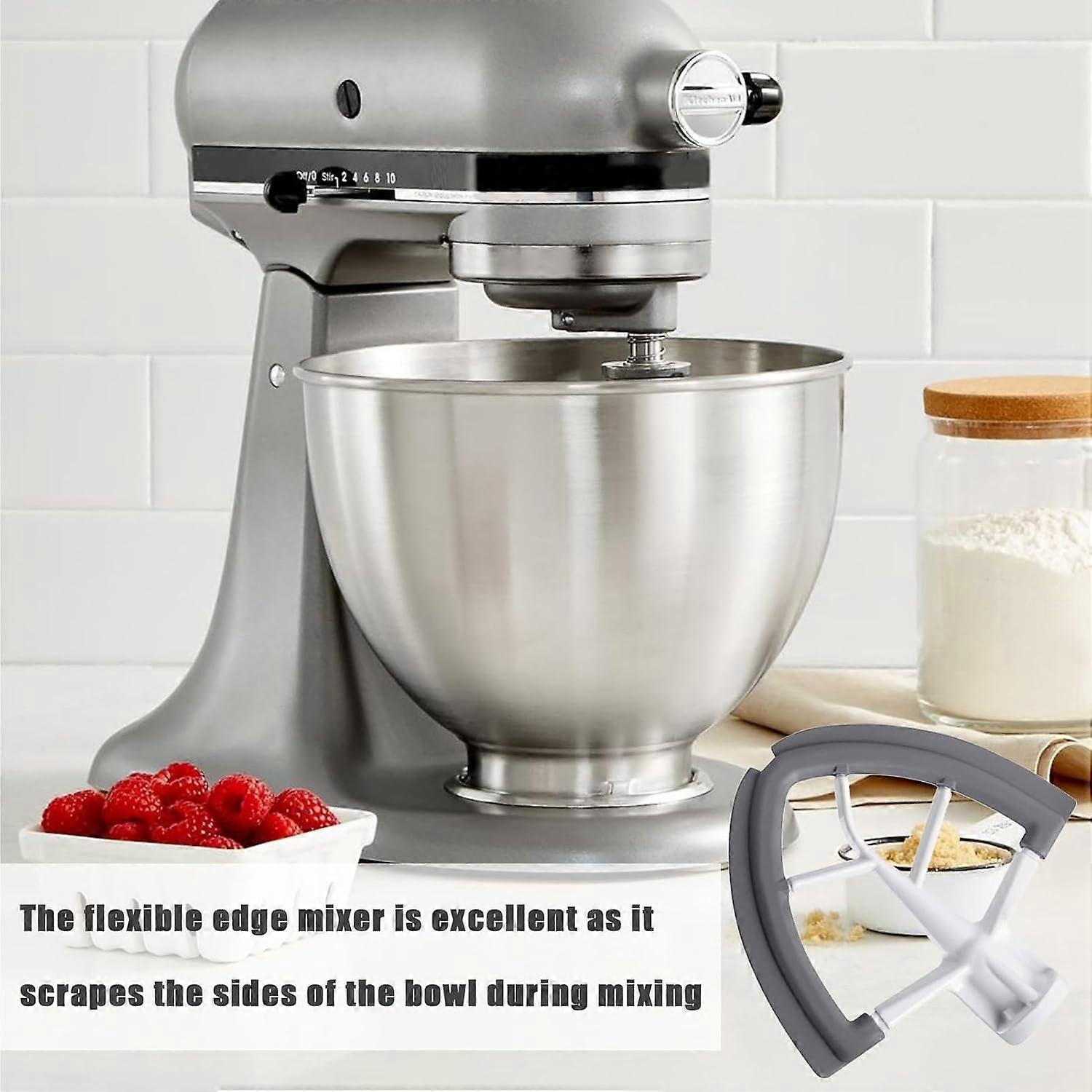 Flex Edge Beater Replacement Silicone Paddle for KitchenAid Stand Mixer, Dishwasher Safe