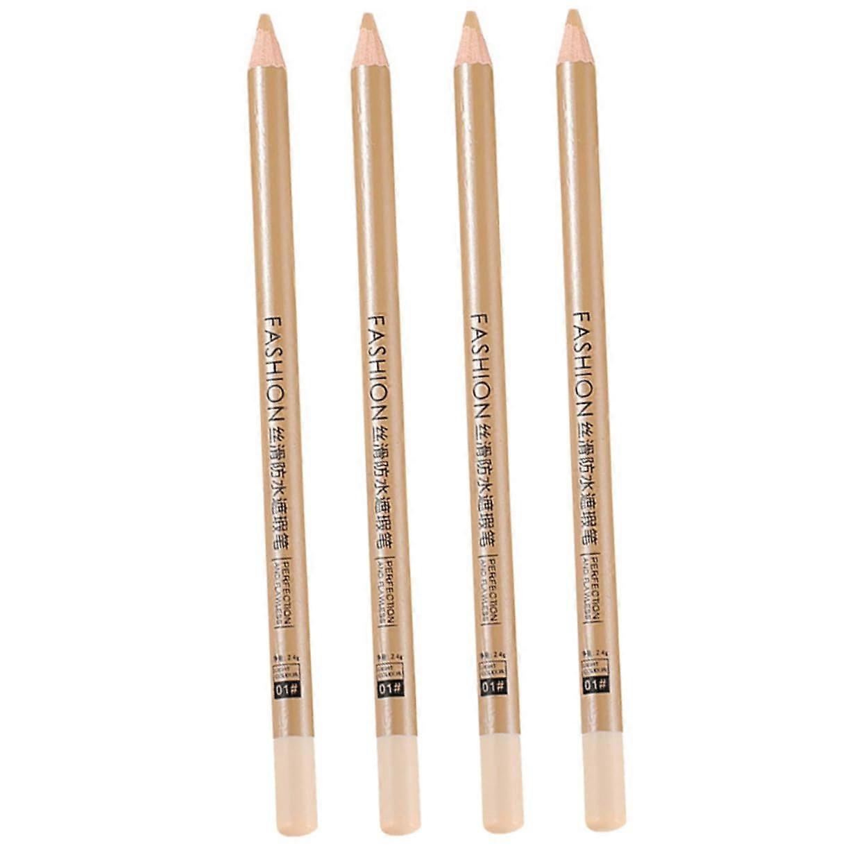 Concealer Pen and Pencil Set for Dark Circles and Spots, Natural Blendable Coverage, 4pcs