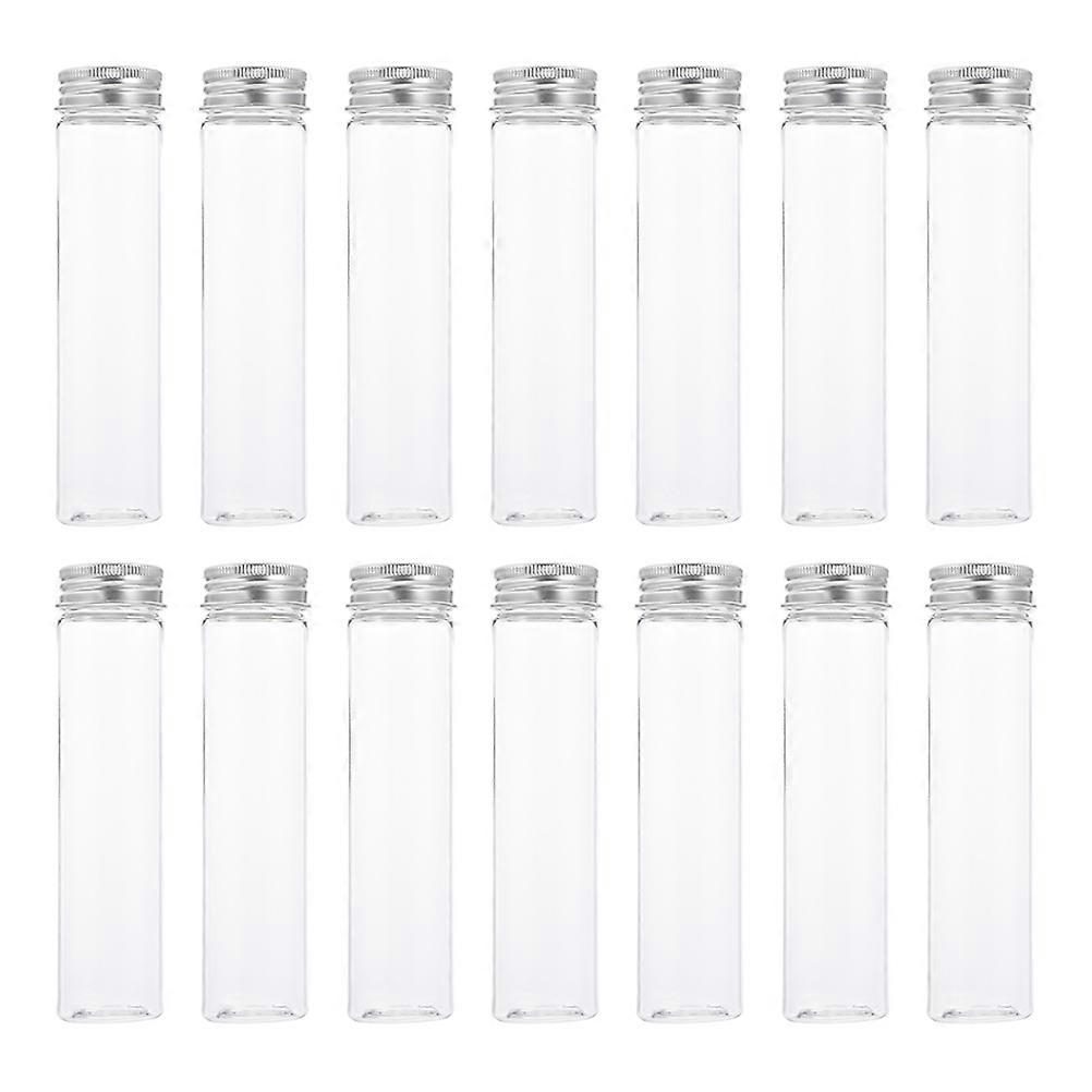 Transparent Test Tubes Plastic Storage Containers for Liquid Holding 20Pcs Clear Vials
