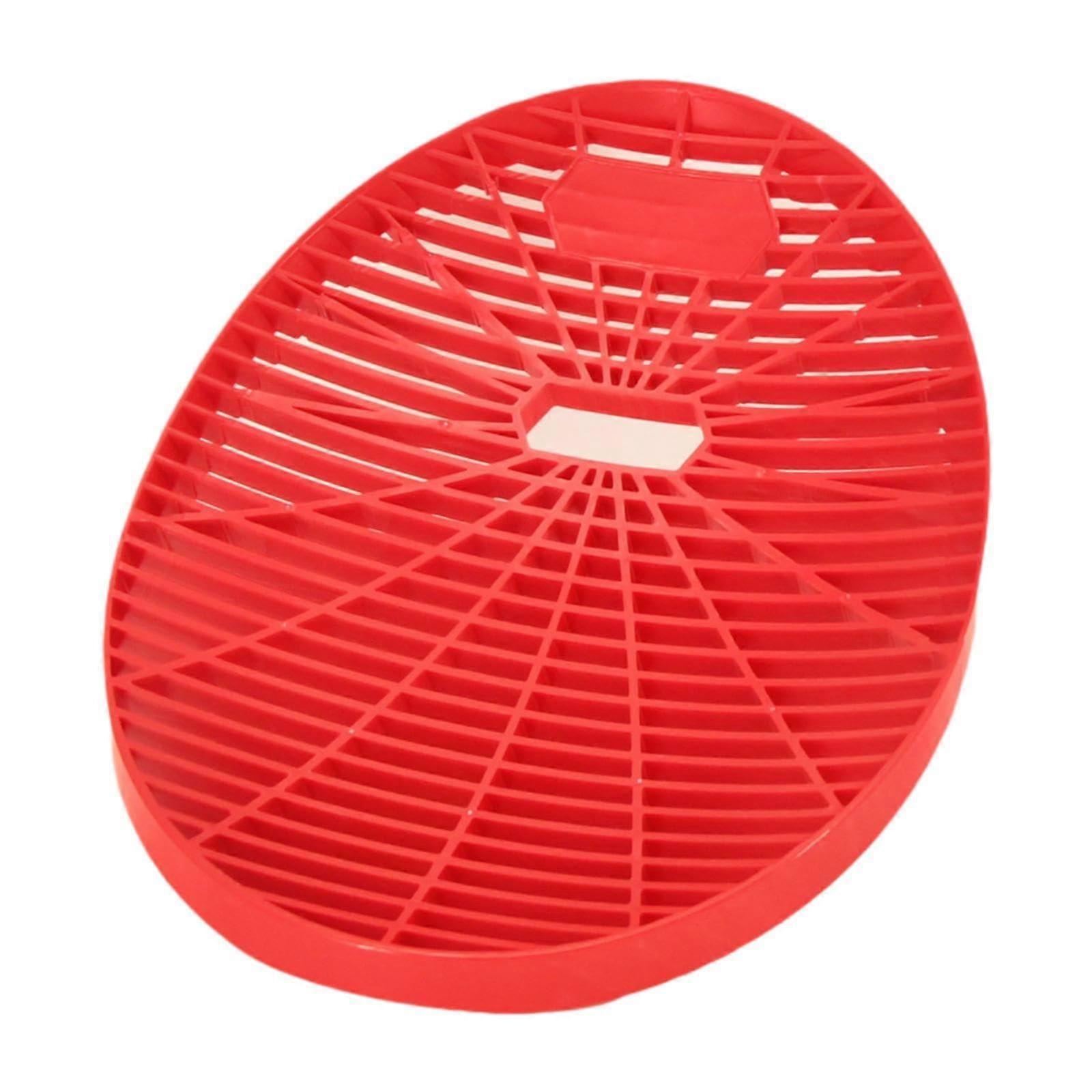 Car Wash Bucket Filter Red PP Plastic Insert for Grit Guard Scratch Universal Cleaning