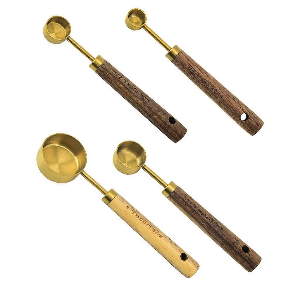 Powder Measuring Cup Kitchen Bean Measuring Cups Spoons Set for Baking 4Pcs