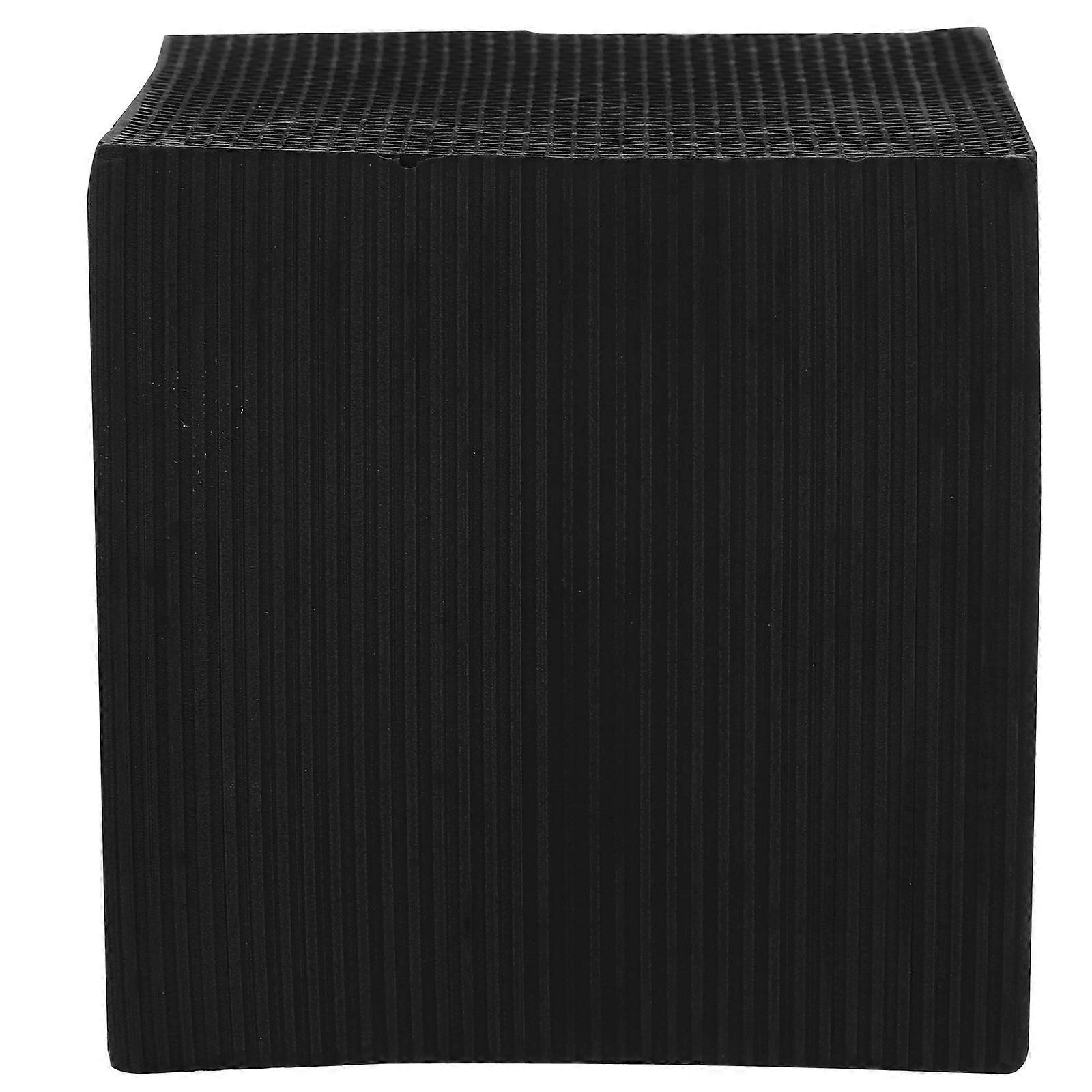 Fish Tank Activated Carbon Filter Cube for Aquarium Use Black