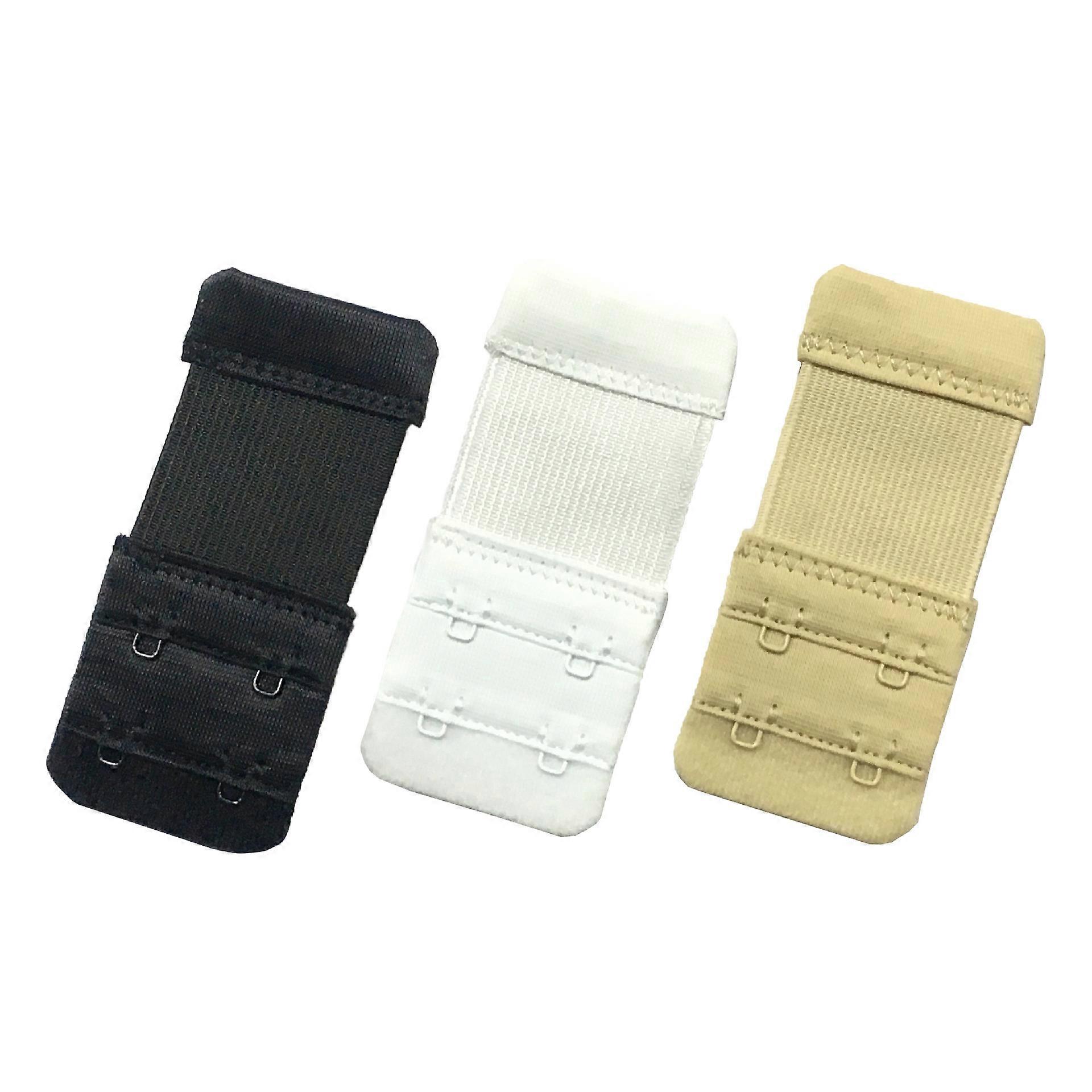 Ocean Women's Clothing 3-Pack Soft Comfortable Bra Extensions 2 Hooks, 8.5 p