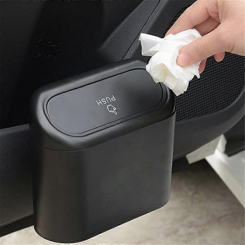 Car Trash Can with Universal Lid, Leak-proof
