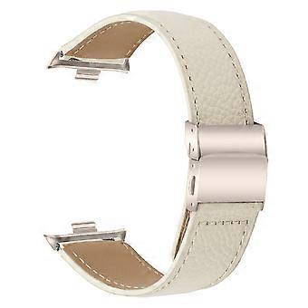 For Xiaomi Redmi Watch 4/Watch 5 Genuine Leather Watch Band with Starlight Connector Turtle Back Buc