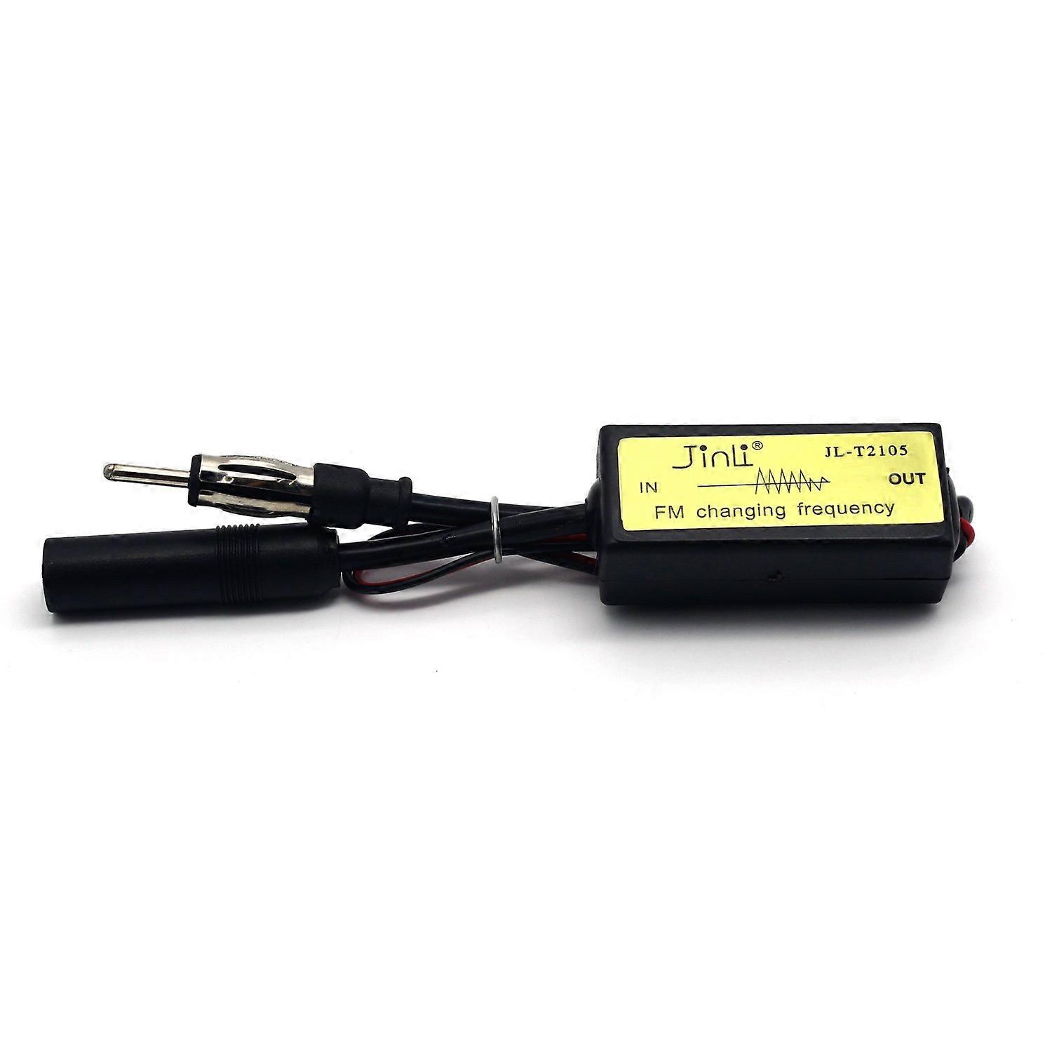 FM Stereo Modulator 12V Compact FM Band Expander for Import Car Audio with Wide Frequency Reception