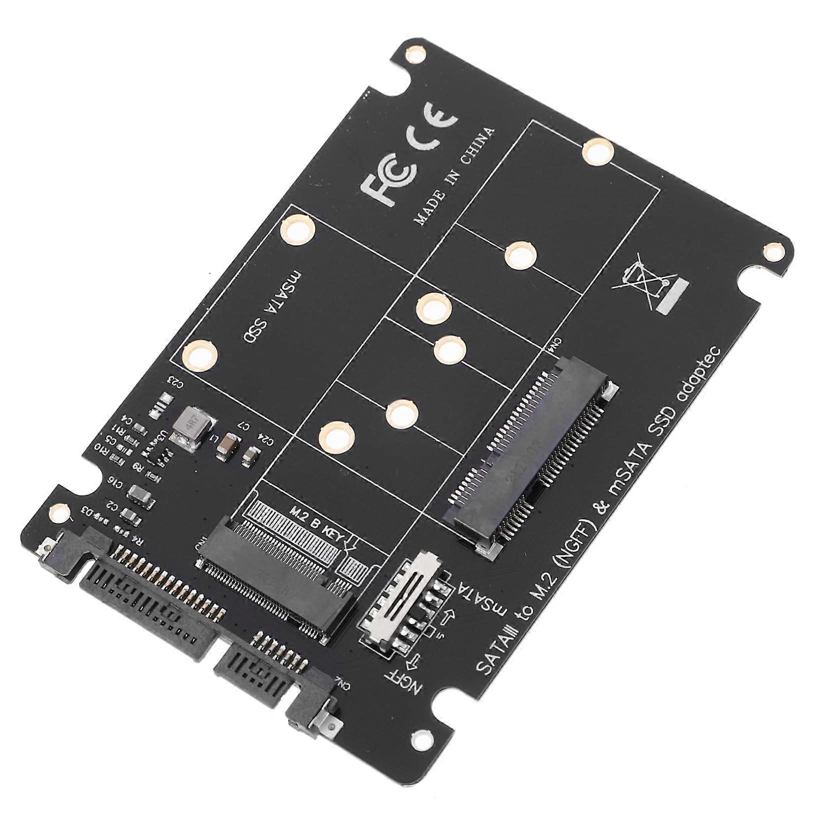 M.2 BKey to mSATA SSD Adapter Converter Card for Laptop Stable Performance