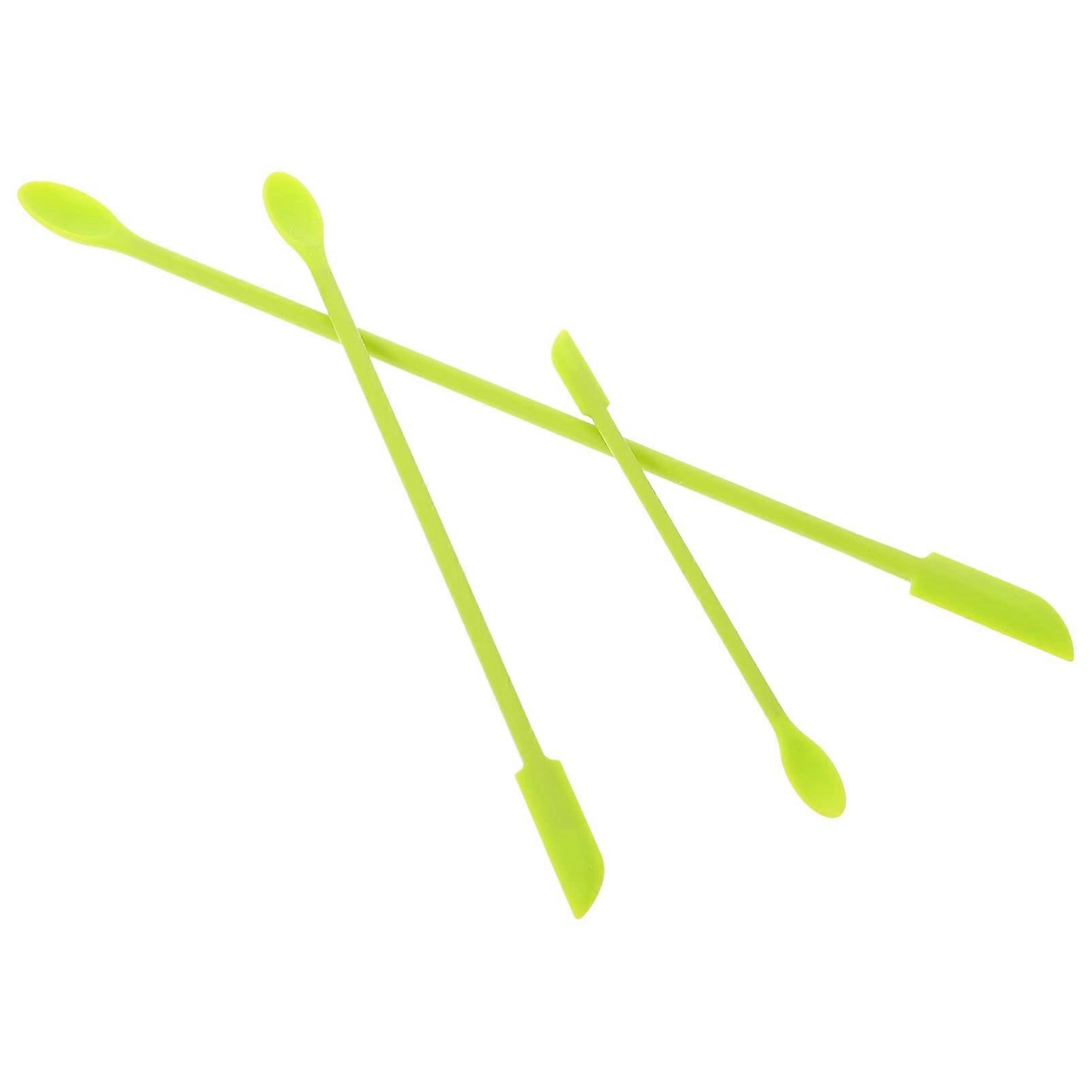 Silicone Spatula Set with Long Handle Jar and Bottle Scraper for Kitchen Baking and Crafts