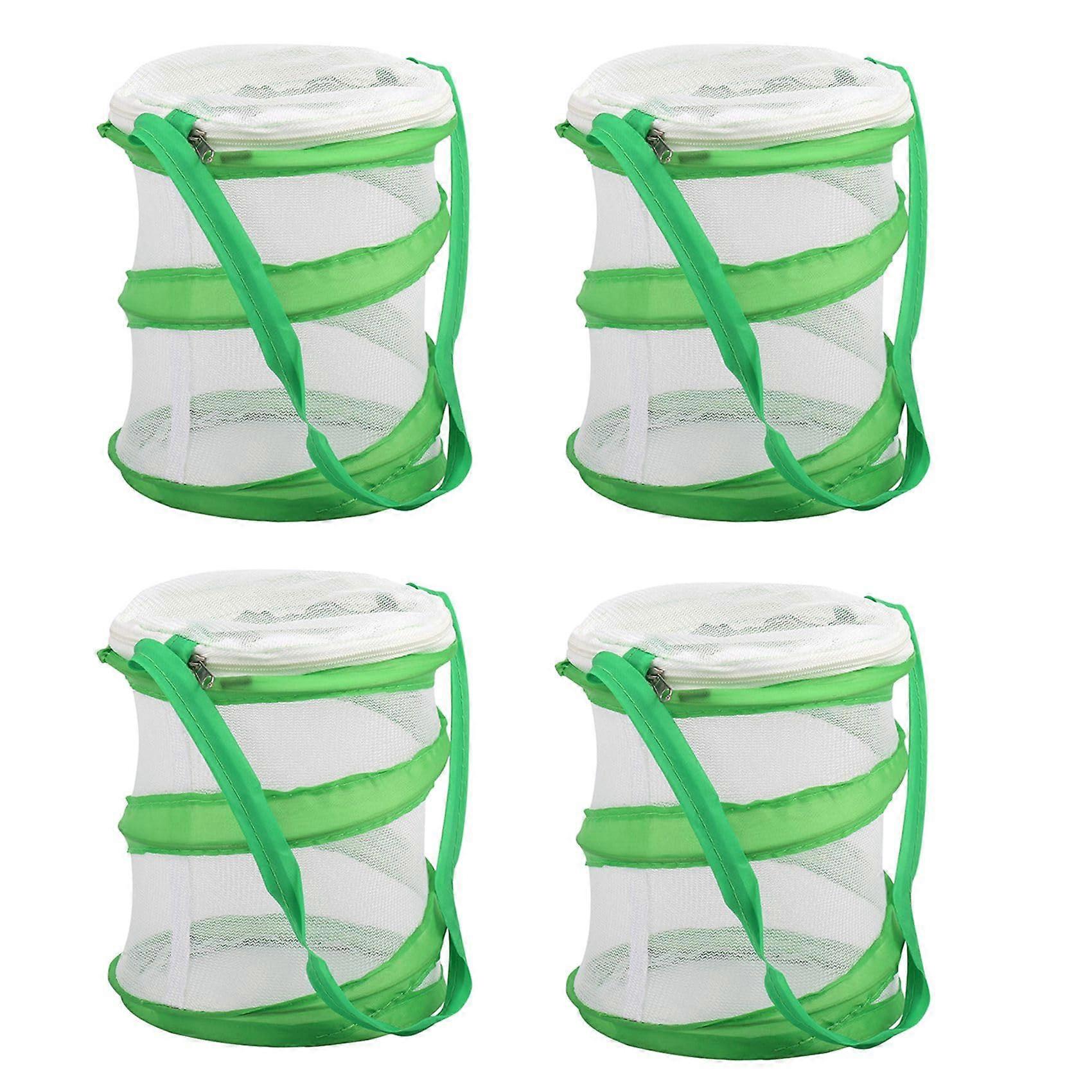 Small Mesh Insect Cage for Butterfly Rearing with Secure Wire Frame and Breathable Net Design