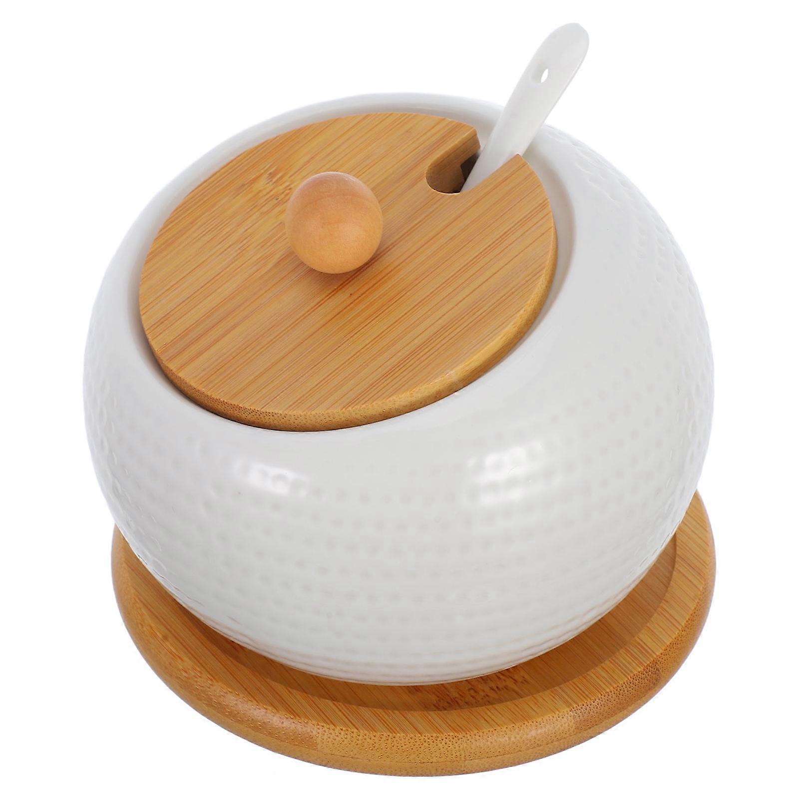 Creative Ceramic Seasoning Pot for Flavoring Bottle Use in 1Set