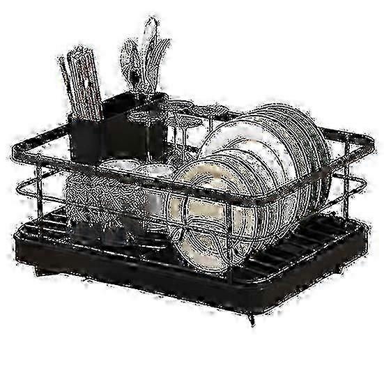 2025 European Style Dish Drying Rack with Stable Auto-Drain Base