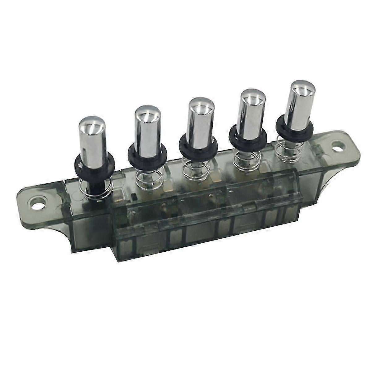 5-Button Control Panel for Range Hood, AC 250V 4A Keyboard Switch with Durable Design for Kitchen Ventilation Systems