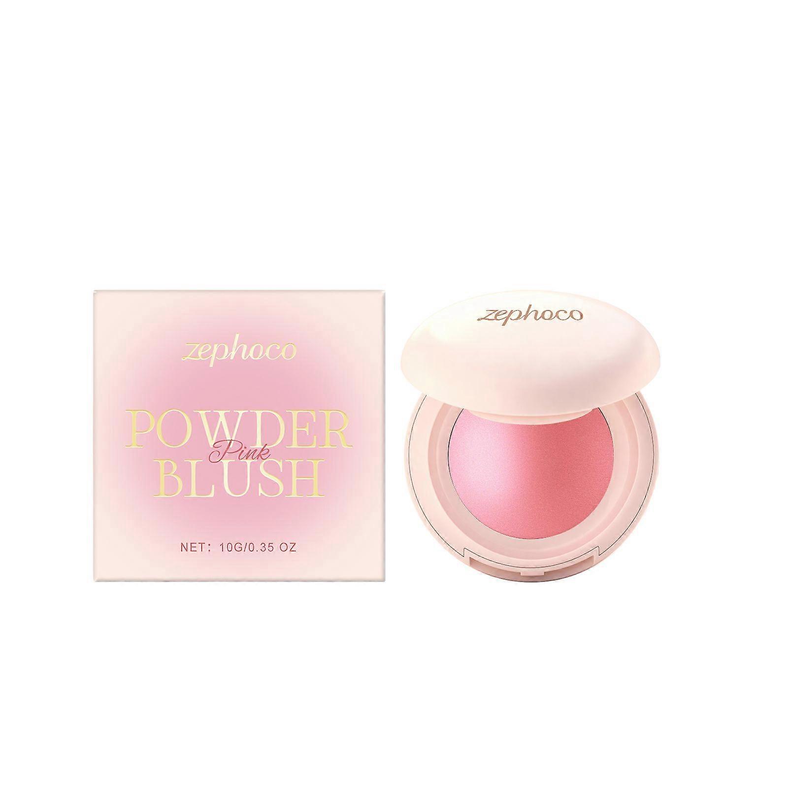 Zephoco Silky Smooth Moisturizing Blush (Pink) Light, Smooth, Skin-Friendly, Perfect For Everyday Makeup, Portable