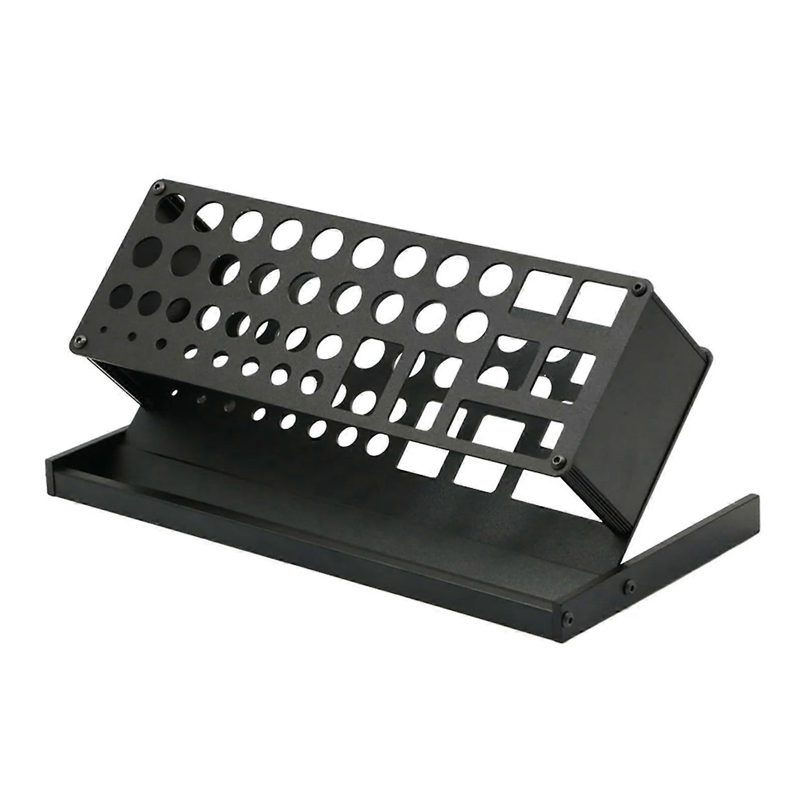 Metal Desktop Screwdriver Storage Rack, 41Hole Tool Organizer for Garage and Workshop