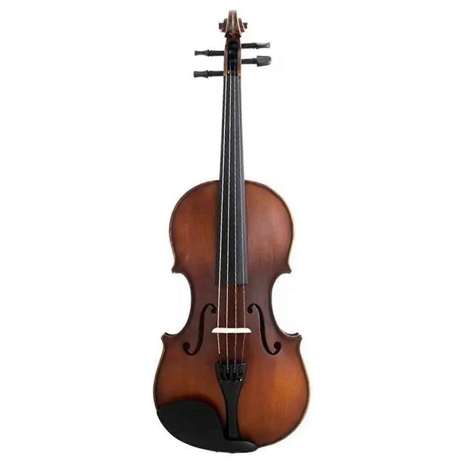 Beginner Handmade Violin 4/4 Spruce  Ebony Fingerboard Rich Balanced Sound Complete Set