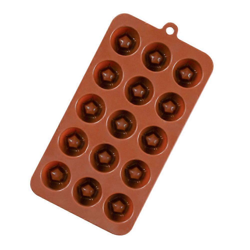 Chocolate Mold for Ice Making Using 15 Lattices Silicone Cake Mold
