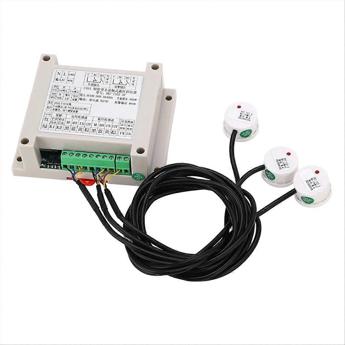 AC100-260V Automatic Water Level Controller Liquid Level Sensor