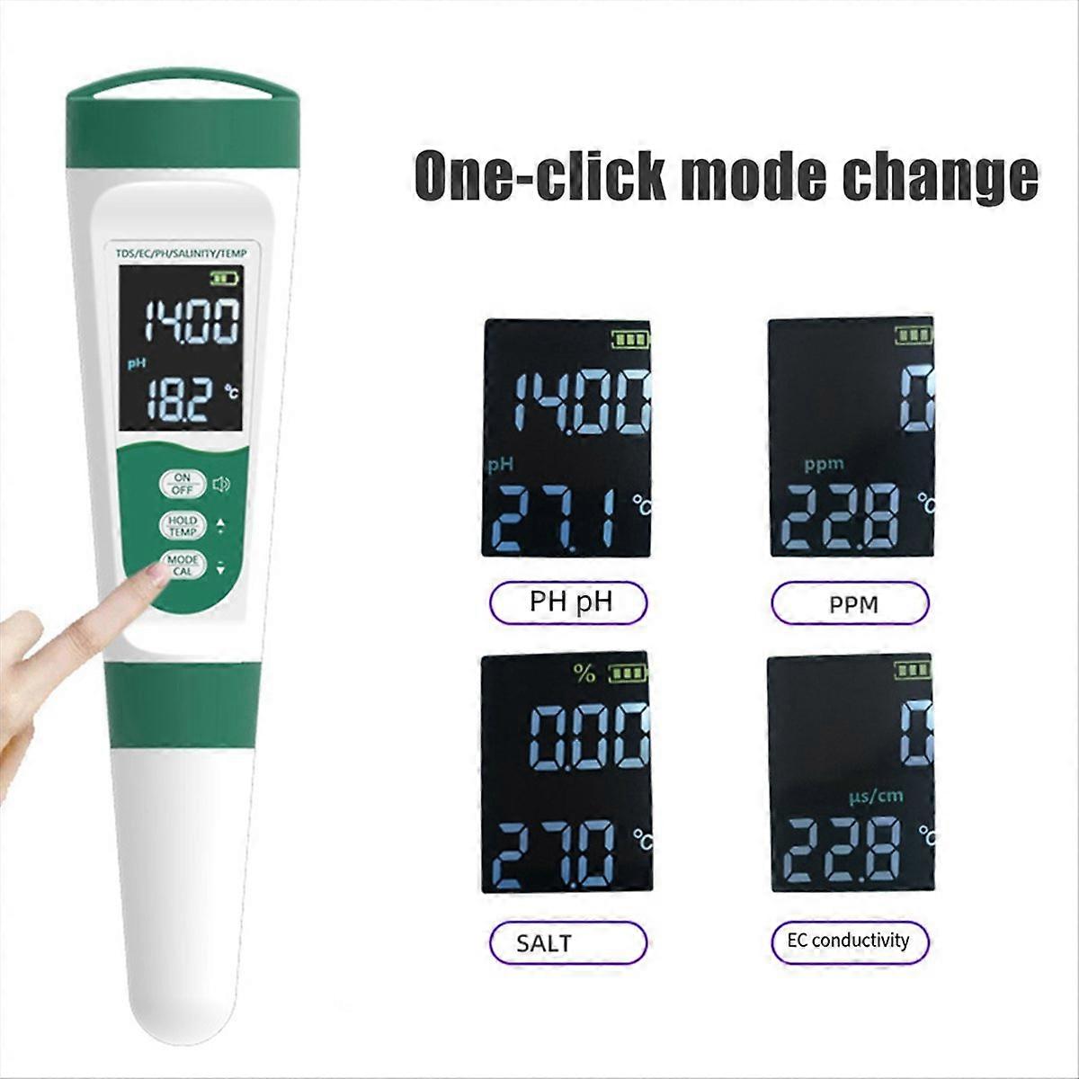 Water Quality Test Pen EC Acidity Ph Meter Tds Salinity Meter