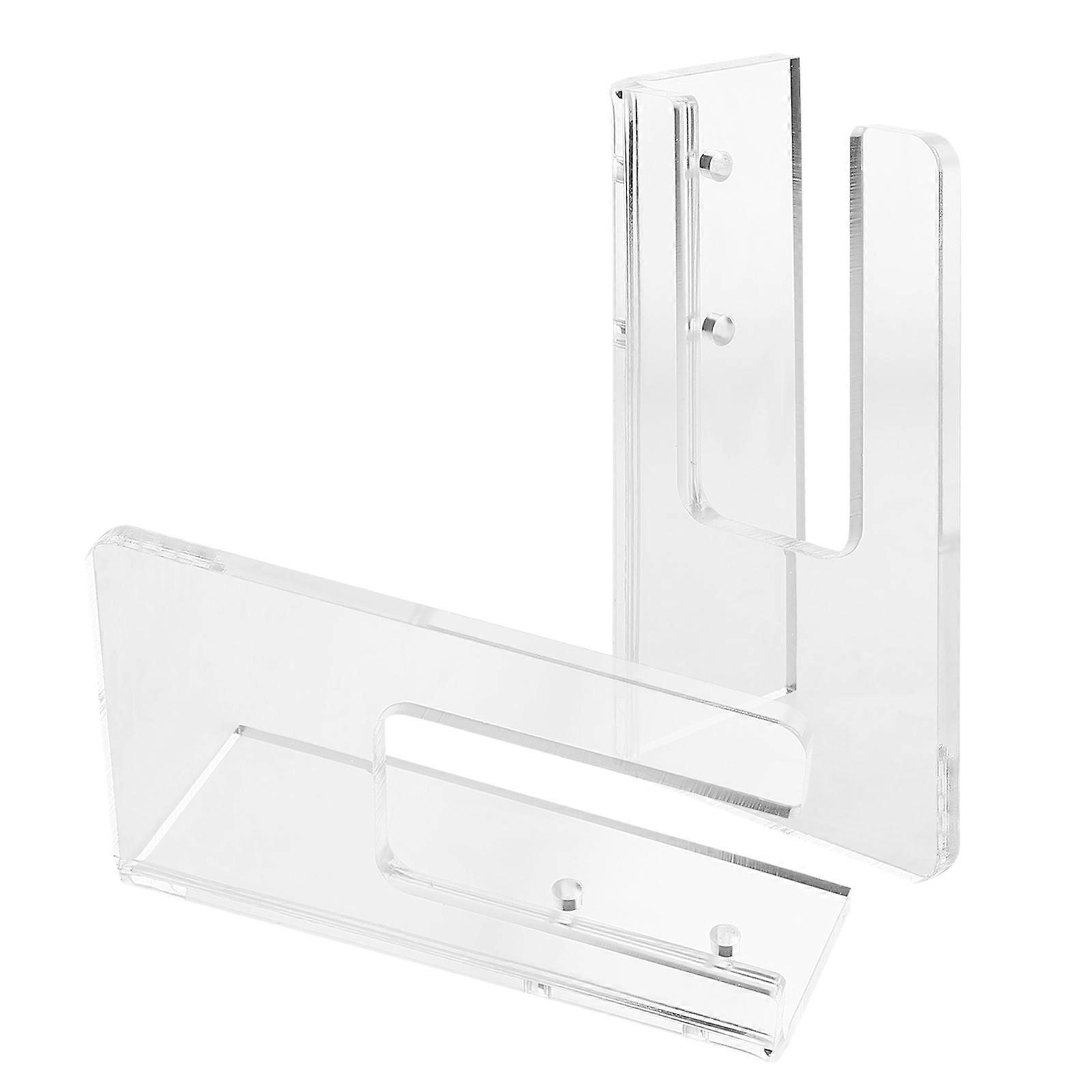 Acrylic Skateboard Wall Mount Display Rack for 4Sets Snowboard Hanger