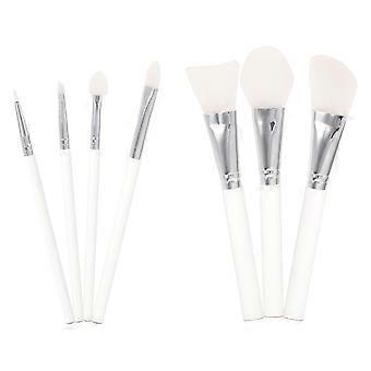 Silikon-Kosmetikpinsel-Set für Damen, 7-teilig, für Gesichtsmasken und Make-up