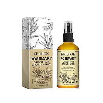 La laque au romarin et au gingembre répare les cheveux secs, frisés, épais et lisses, et prévient la chute des cheveux.