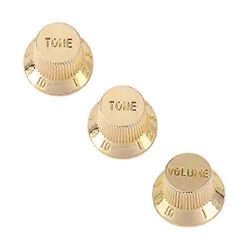 Stratocaster Control Knobs Gold Speed Set for Quick Volume and Tone Adjustment for Fender Strat