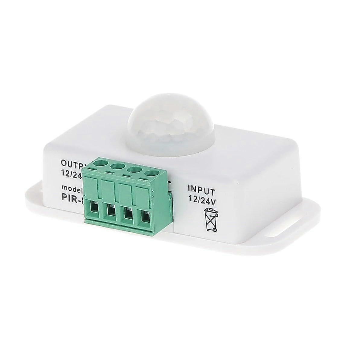 12V 24V PIR Motion Sensor Switch for LED Strip Lights, Infrared Motion Detector Module
