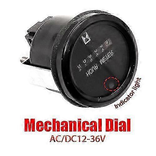 Square Mechanical Hour Meter Timer for Electro Generator Engine Excavator Tractor~27498