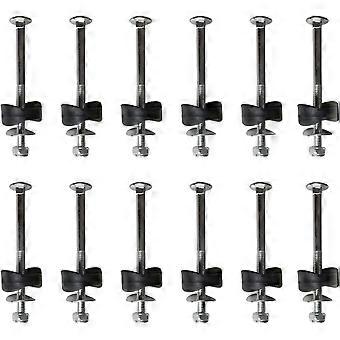 Conjunto de 12 espaçadores para trampolim com parafusos para fixação - Acessórios de reposição para trampolim, Lonvre